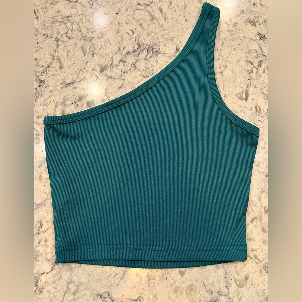 Shein one strap emerald crop size XS
